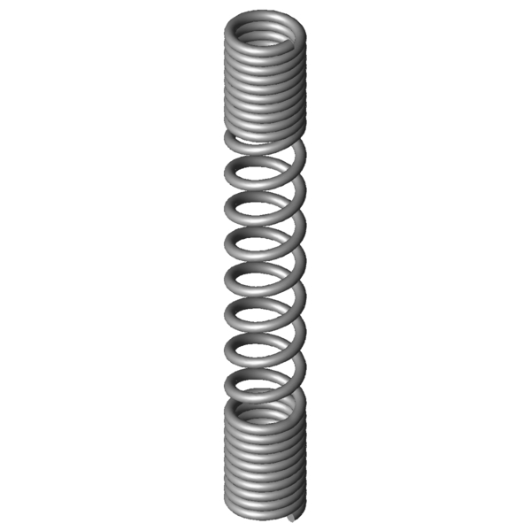 CAD-Bild Kabel-/Schlauchschutzspirale 1430 C1430-30L