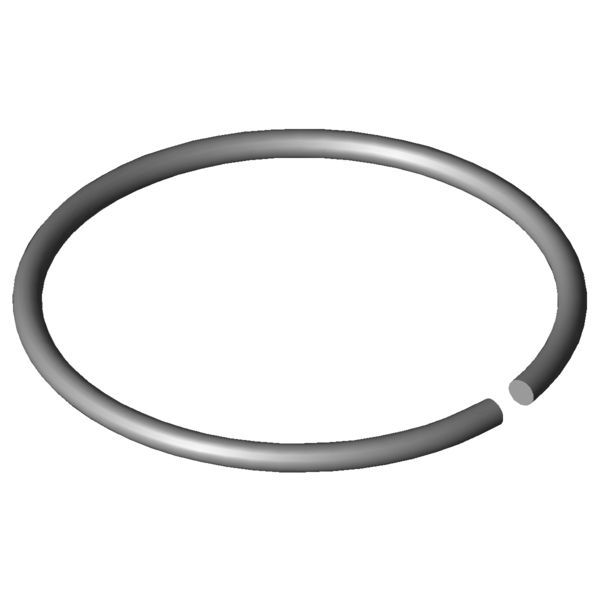 Obraz CAD Pierścienie wału C420-60