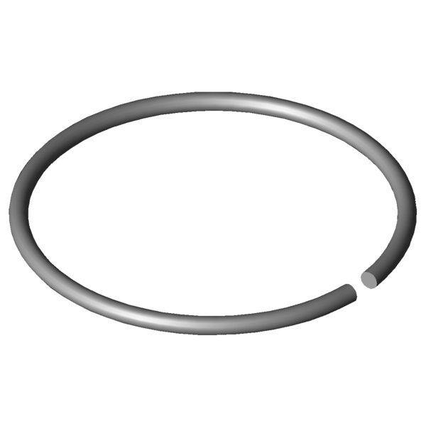 Obraz CAD Pierścienie wału C420-65