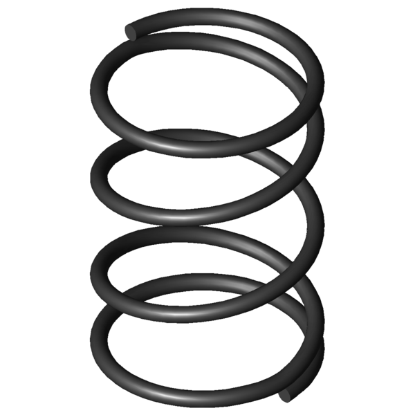 CAD image Compression springs D-026Q-11