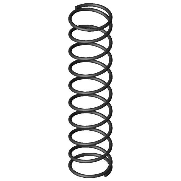 Imagem CAD Molas de compressão D-026R-03