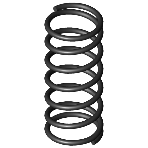 Imagem CAD Molas de compressão D-026R-11