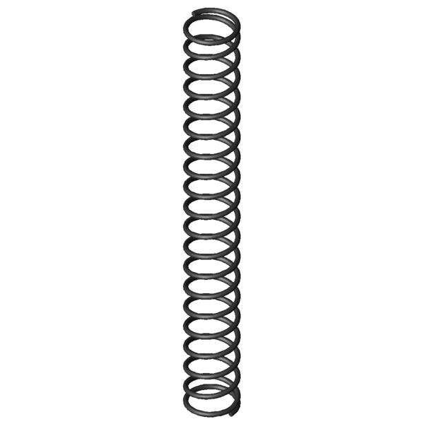 Imagen CAD Muelles de compresión D-026R-14