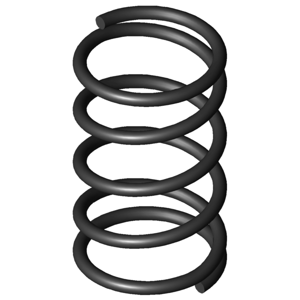 CAD image Compression springs D-033