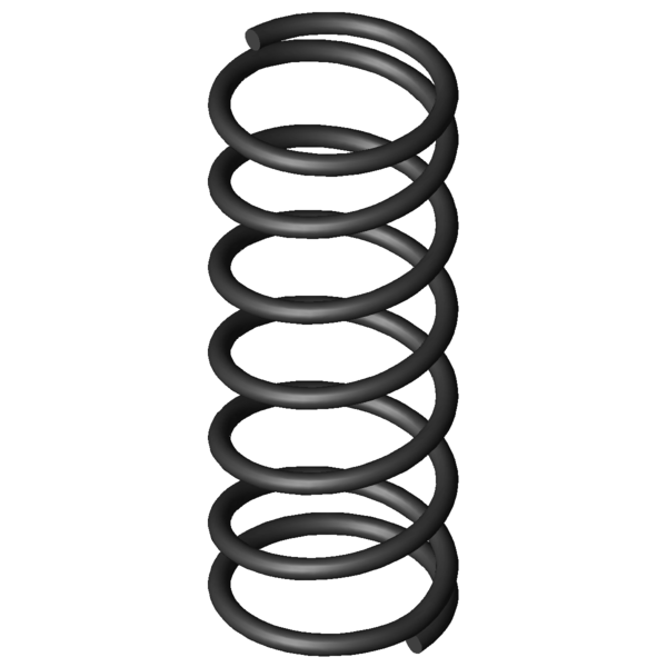 CAD image Compression springs D-034