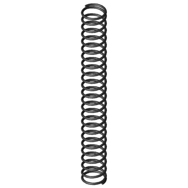 Imagem CAD Molas de compressão D-052A