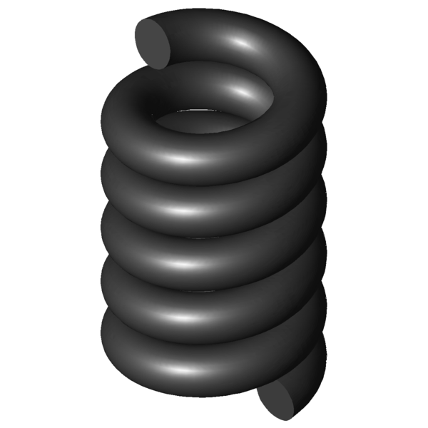 CAD image Compression springs D-063H-01