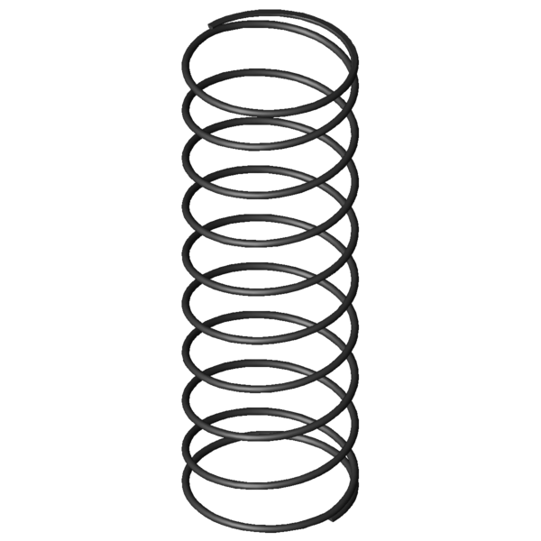 CAD image Compression springs D-063H-12