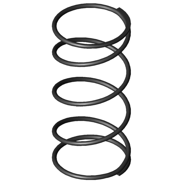 CAD image Compression springs D-063H-22