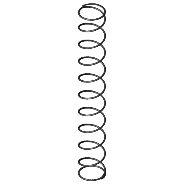 Imagen CAD Muelles de compresión D-063L