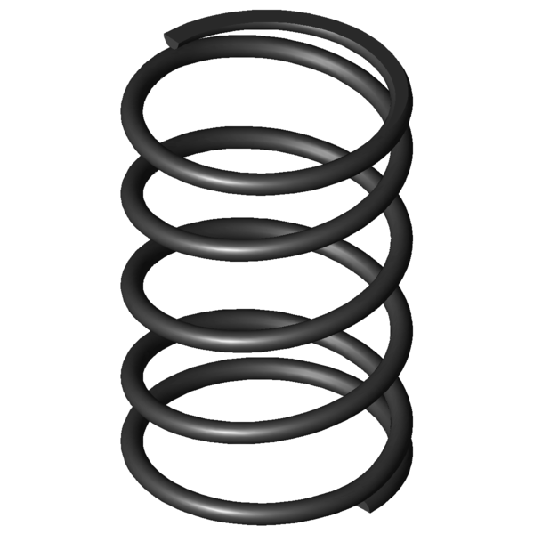 CAD image Compression springs D-068A-01