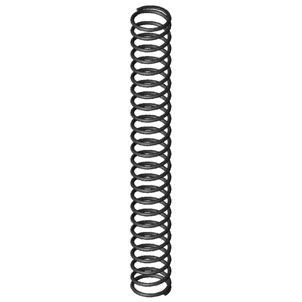 Imagem CAD Molas de compressão D-074A