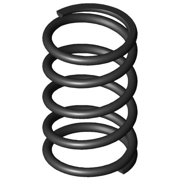 CAD image Compression springs D-075B