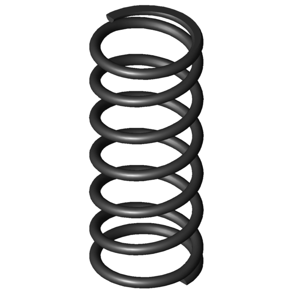 CAD image Compression springs D-075C