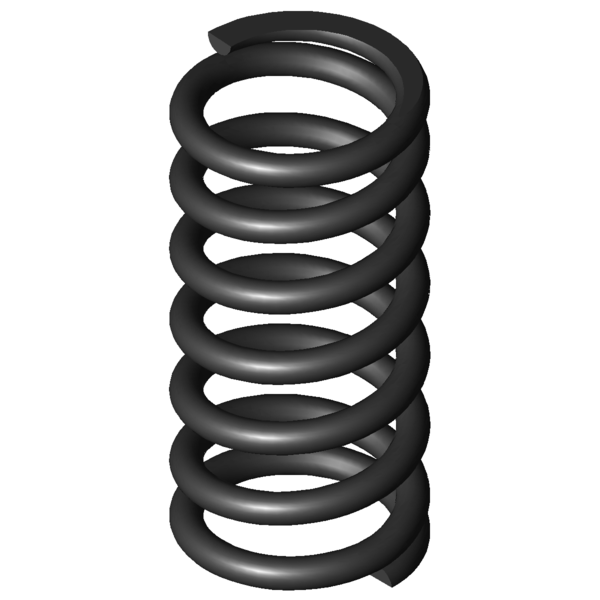 Imagem CAD Molas de compressão D-080F