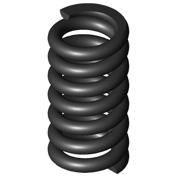 Imagem CAD Molas de compressão D-090AC