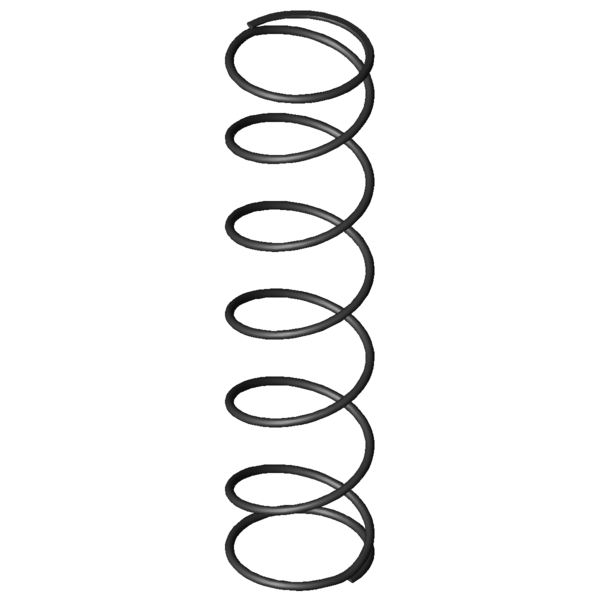 Imagen CAD Muelles de compresión D-090Y