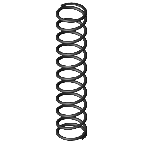 Imagen CAD Muelles de compresión D-115L