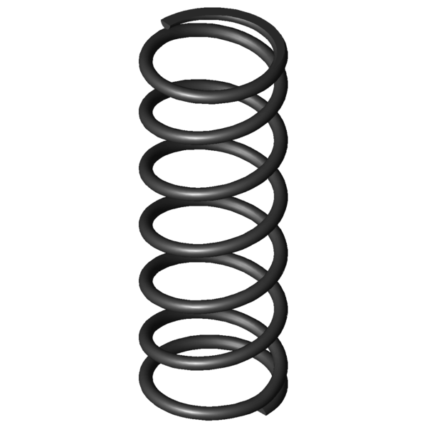 CAD image Compression springs D-117H-30