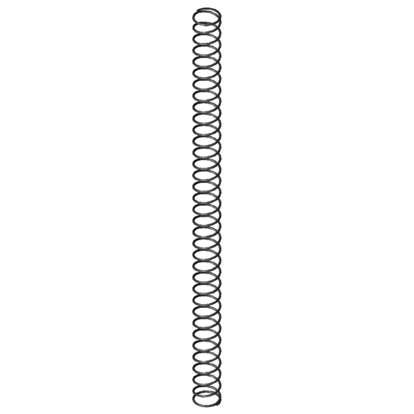 Imagem CAD Molas de compressão D-122A-01