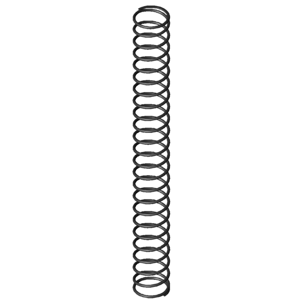 CAD image Compression springs D-122A