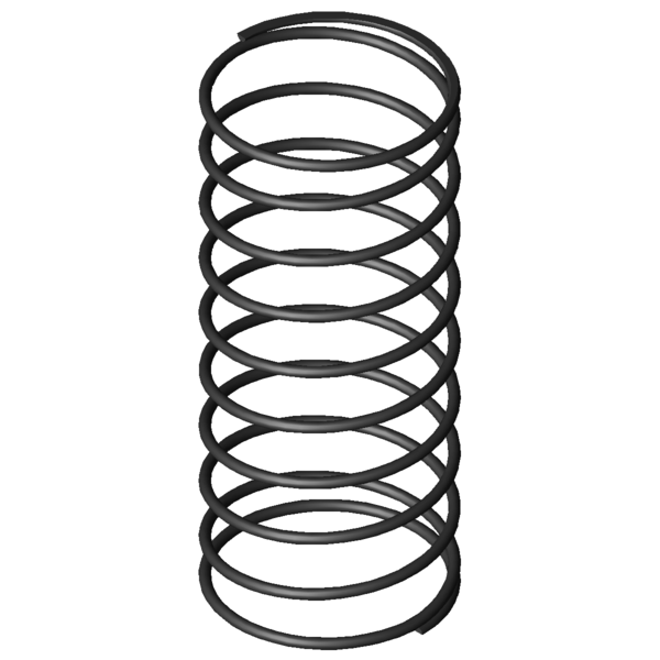 CAD image Compression springs D-145DH