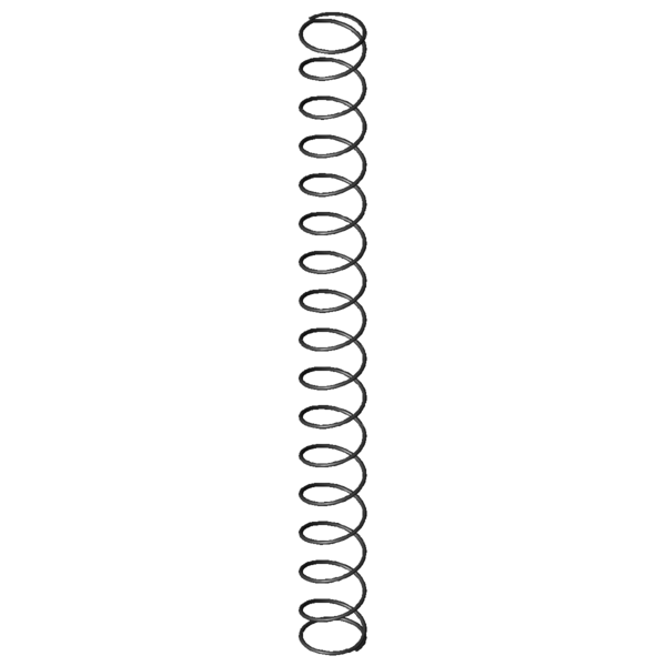 CAD image Compression springs D-145H