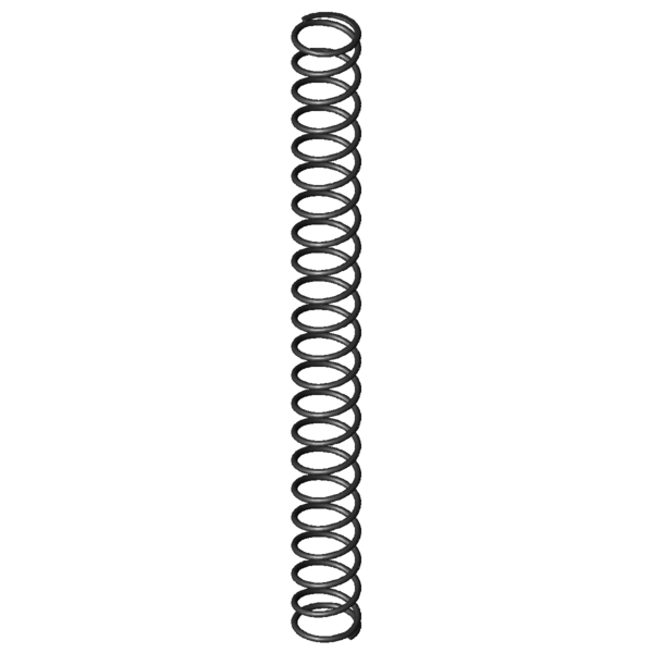 Imagen CAD Muelles de compresión D-155A-10