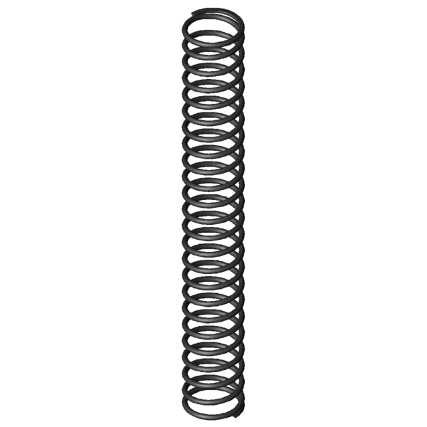 Imagem CAD Molas de compressão D-155A