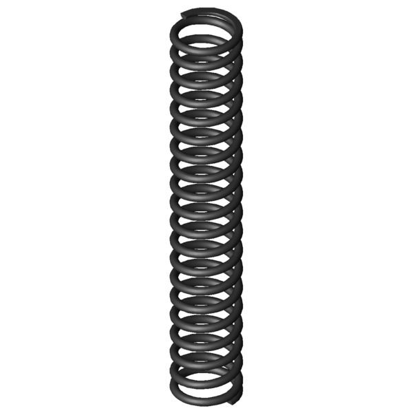 CAD image Compression springs D-166D