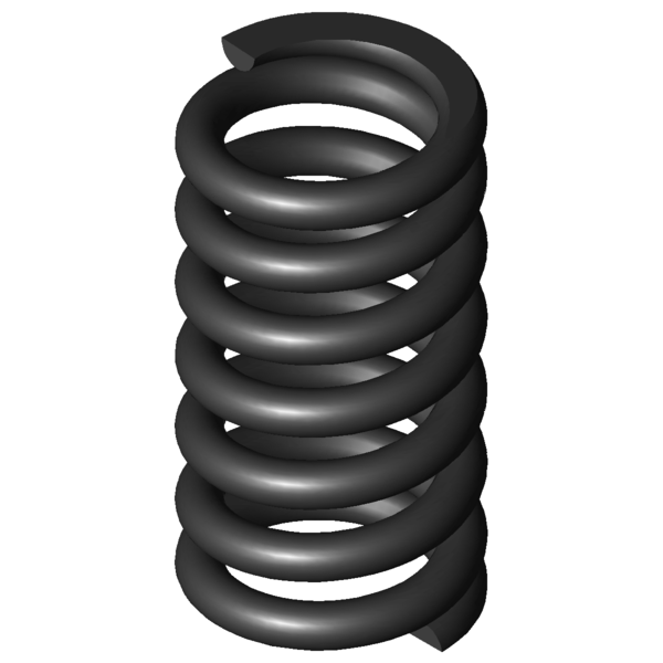 CAD image Compression springs D-173E