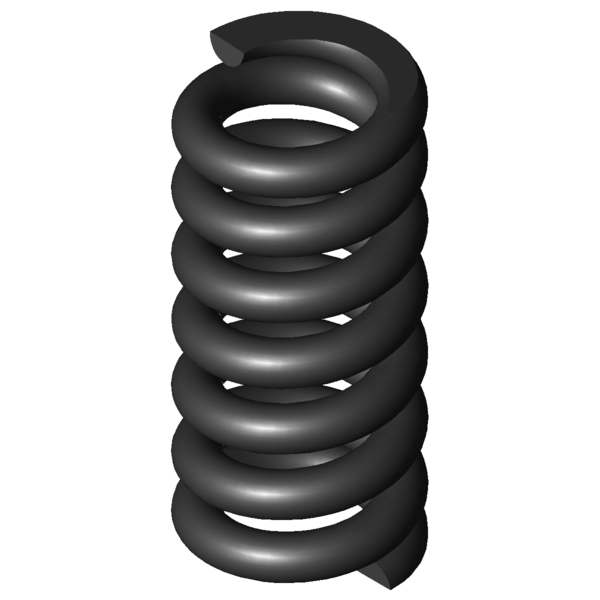 CAD image Compression springs D-179B