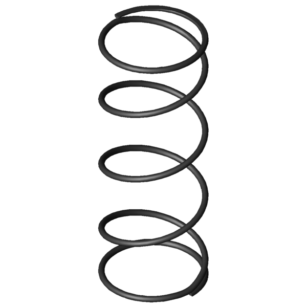 Imagen CAD Muelles de compresión D-179F