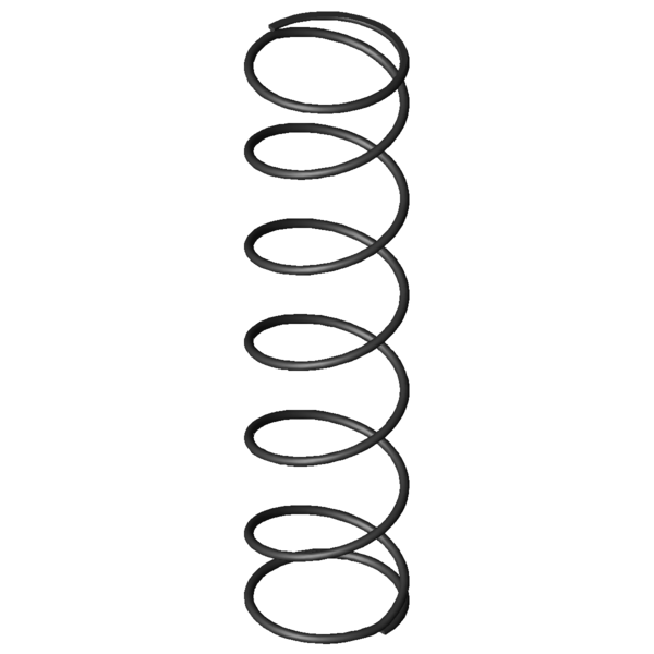 Imagem CAD Molas de compressão D-179G