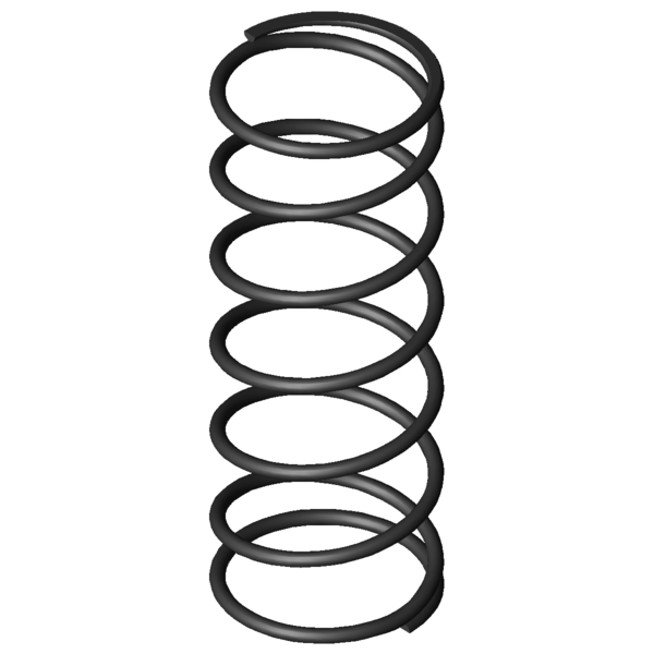 CAD image Compression springs D-179J-12