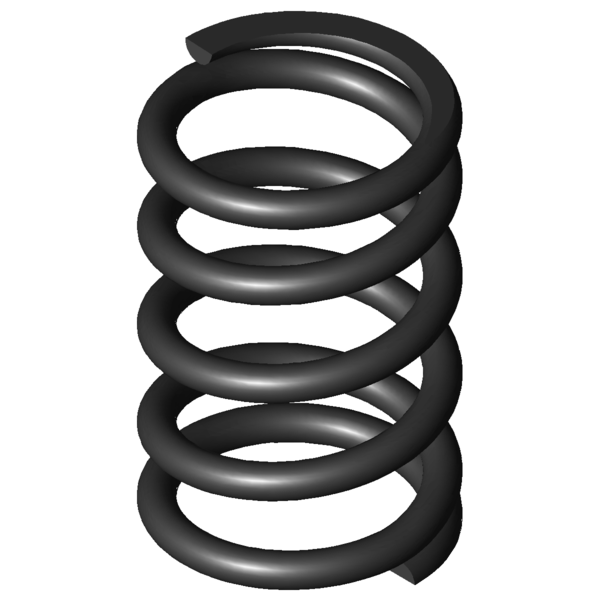 CAD image Compression springs D-180-10