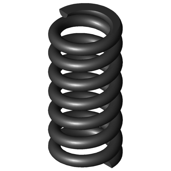 Imagem CAD Molas de compressão D-180D-02