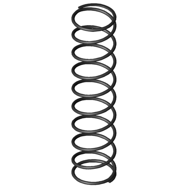 CAD image Compression springs D-180M-12