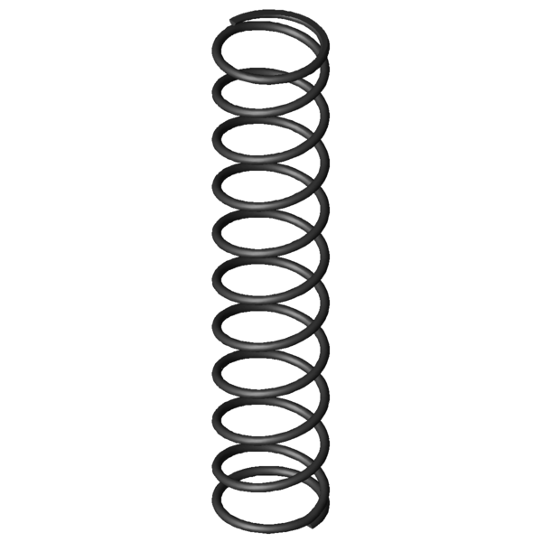 CAD image Compression springs D-180M-23