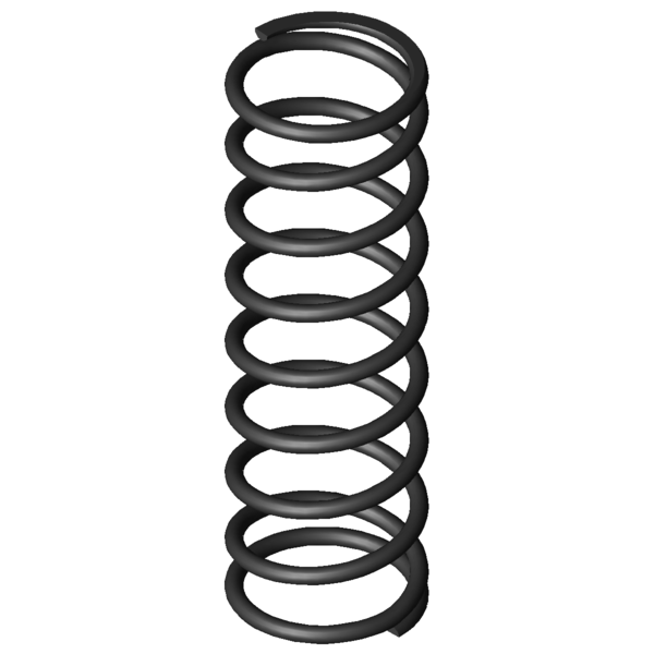 CAD image Compression springs D-180O-01