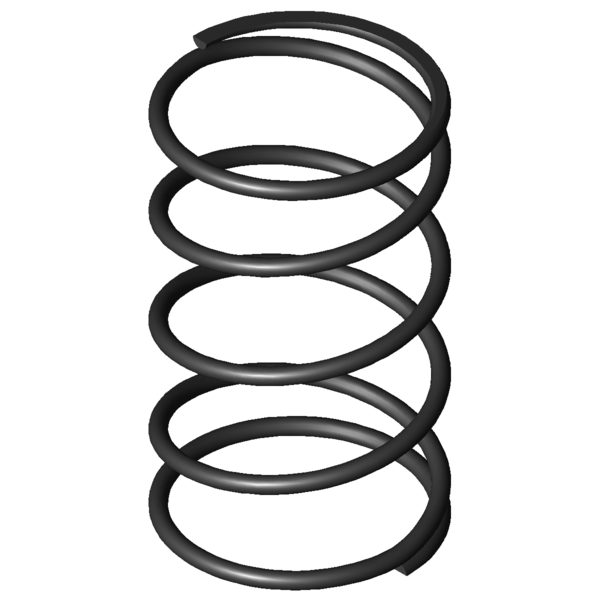 Imagem CAD Molas de compressão D-180Y-01