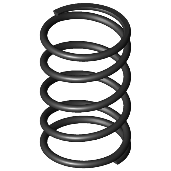 CAD image Compression springs D-185C