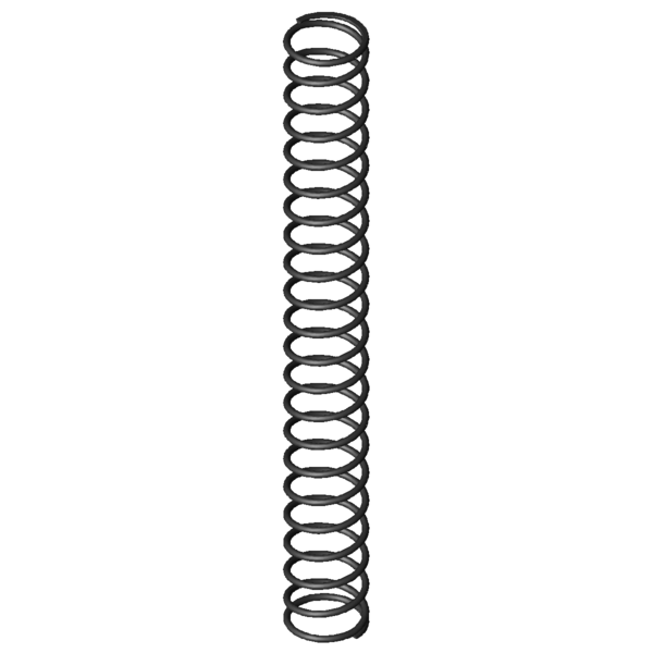 Imagen CAD Muelles de compresión D-185J