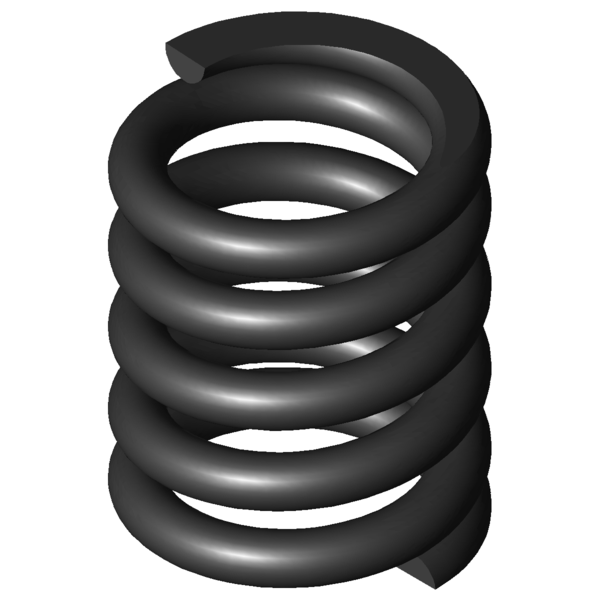 Imagem CAD Molas de compressão D-200A-20