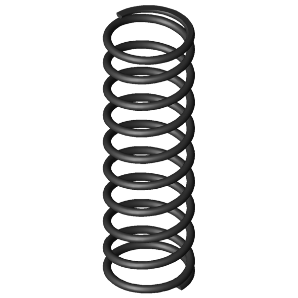 CAD image Compression springs D-207J-04