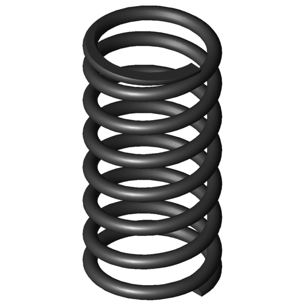 CAD image Compression springs D-207J-31