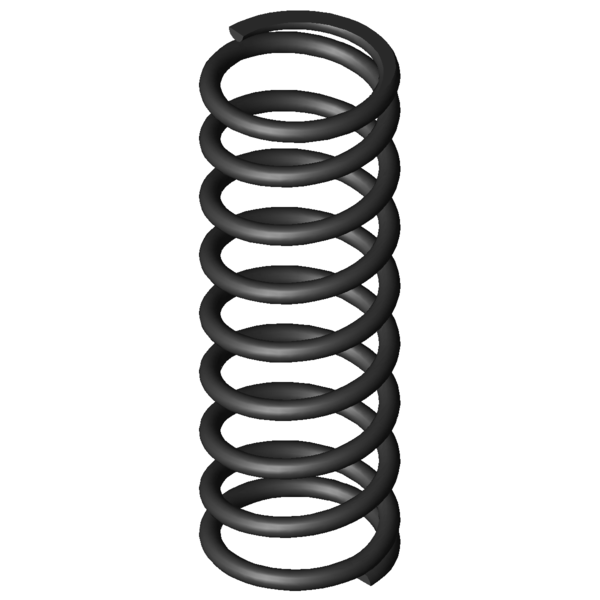 CAD image Compression springs D-207J-35