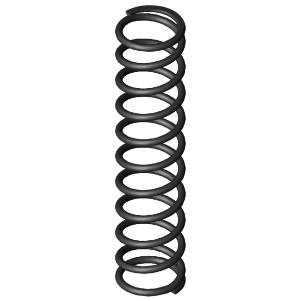 CAD image Compression springs D-207J-37