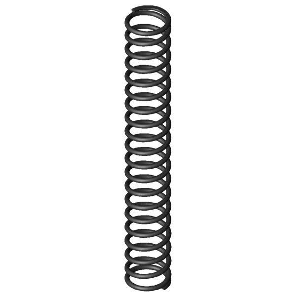 CAD image Compression springs D-207J-39