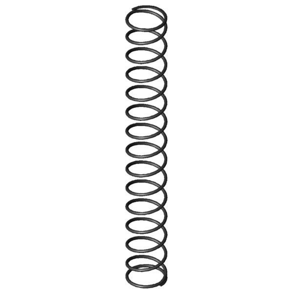 CAD image Compression springs D-207J-80